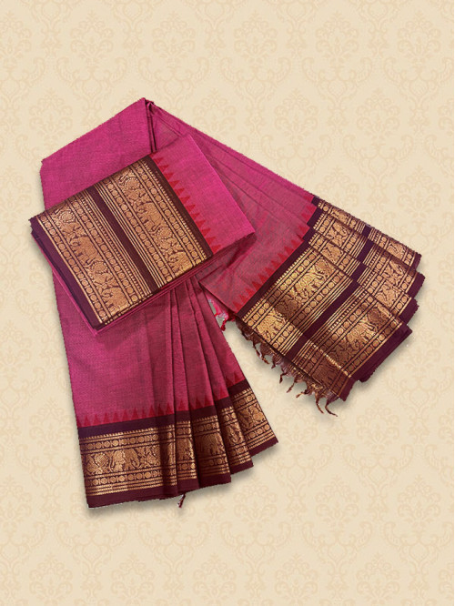 CYA Dusty Pink Saree