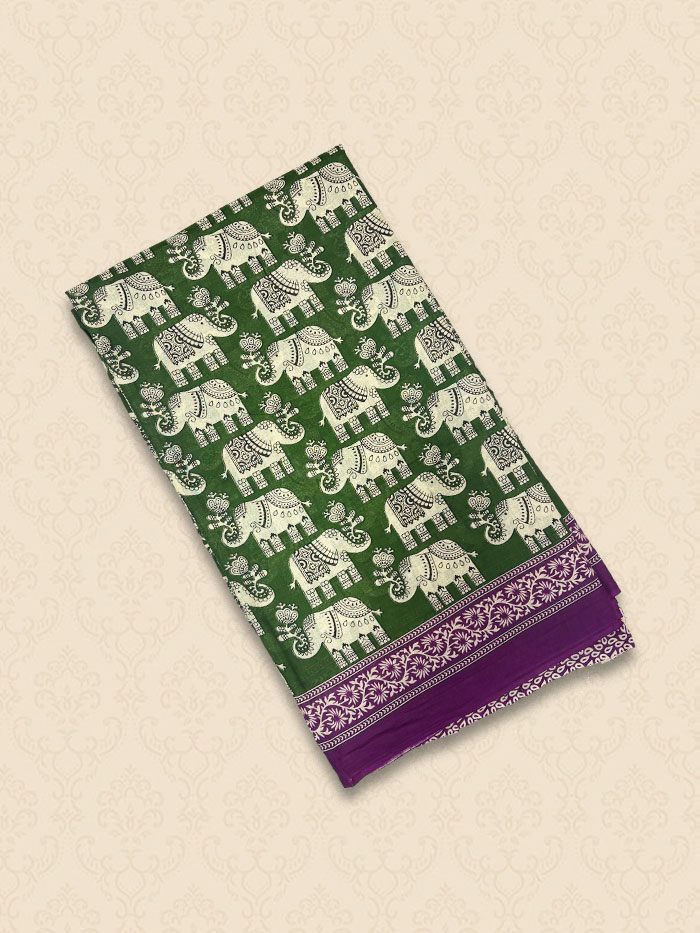 MMKK Elephant Pattern Sarees