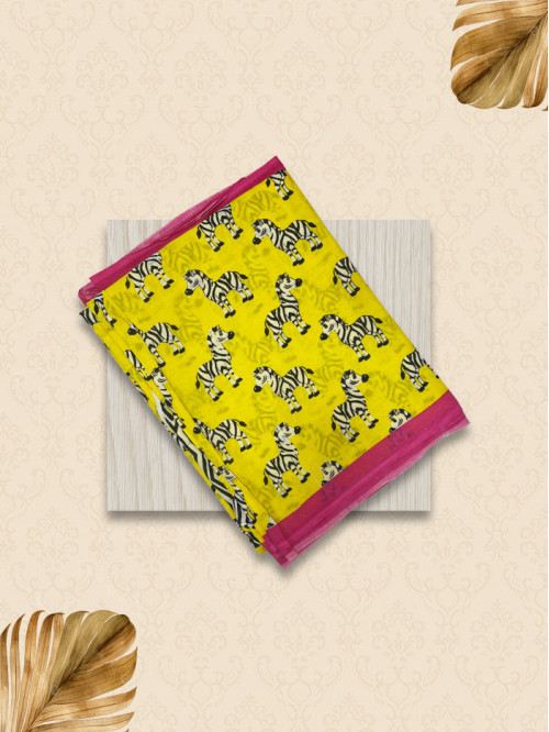 MMKK Zebera Pattern Sarees