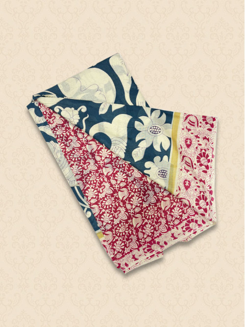 MMKK Big Floral Pattern Sarees