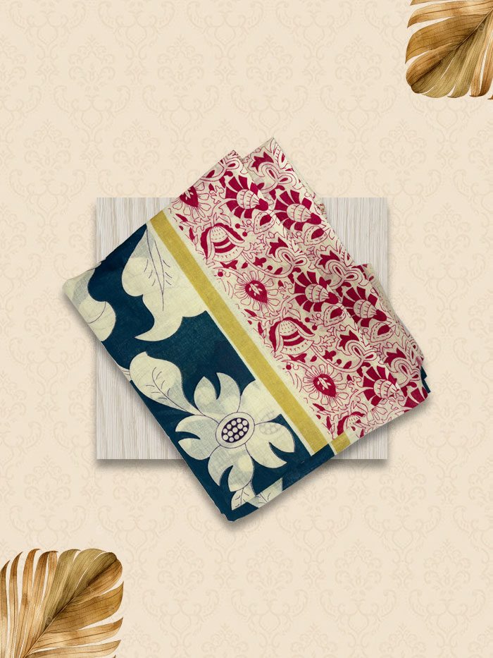 MMKK Big Floral Pattern Sarees