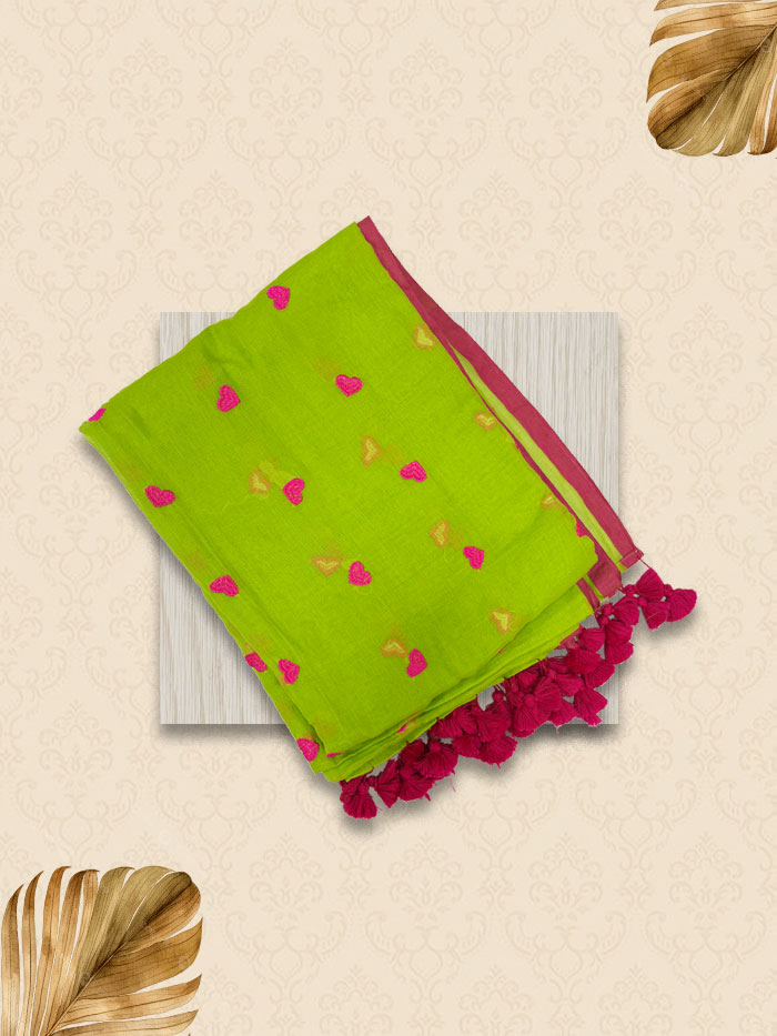 MME Parrot Pink Sarees