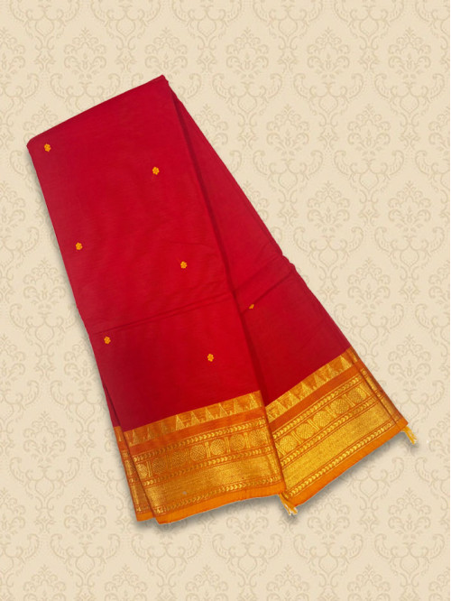 KTT Blood Red Sarees