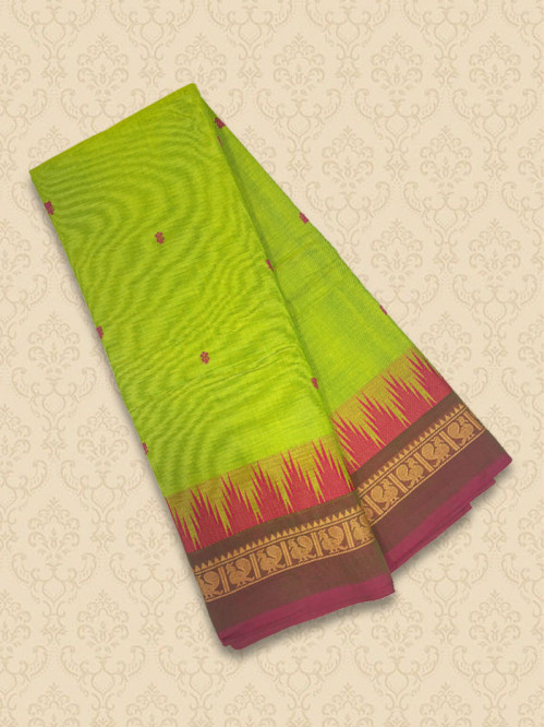 KTT Grass Green Sarees