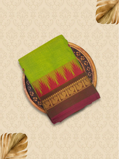 KTT Grass Green Sarees