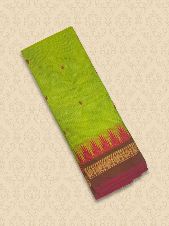 KTT Grass Green Sarees