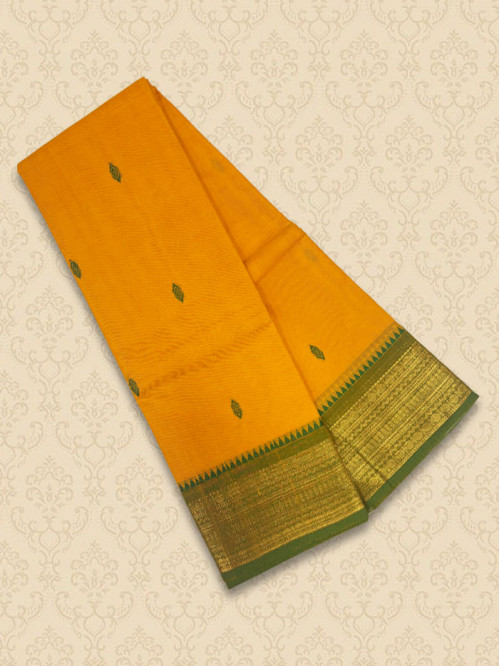 KTTR Mango Yellow Sarees