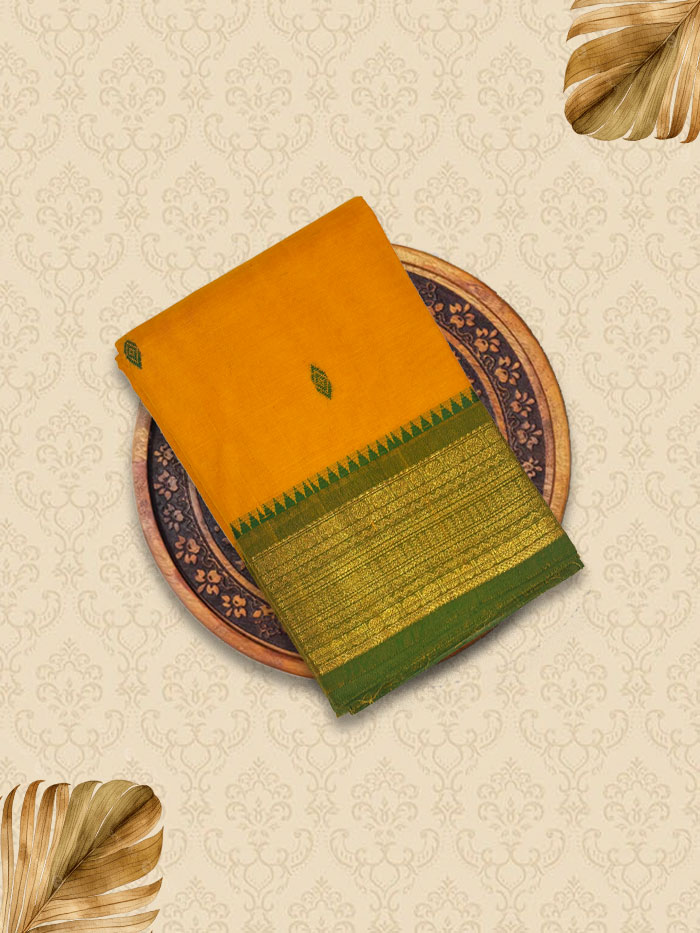 KTTR Mango Yellow Sarees