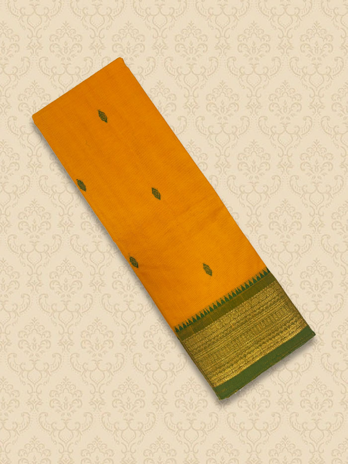 KTTR Mango Yellow Sarees