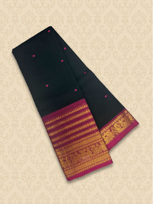 KZB Black  Pink Sarees