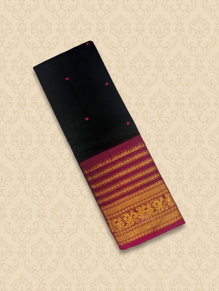 KZB Black  Pink Sarees