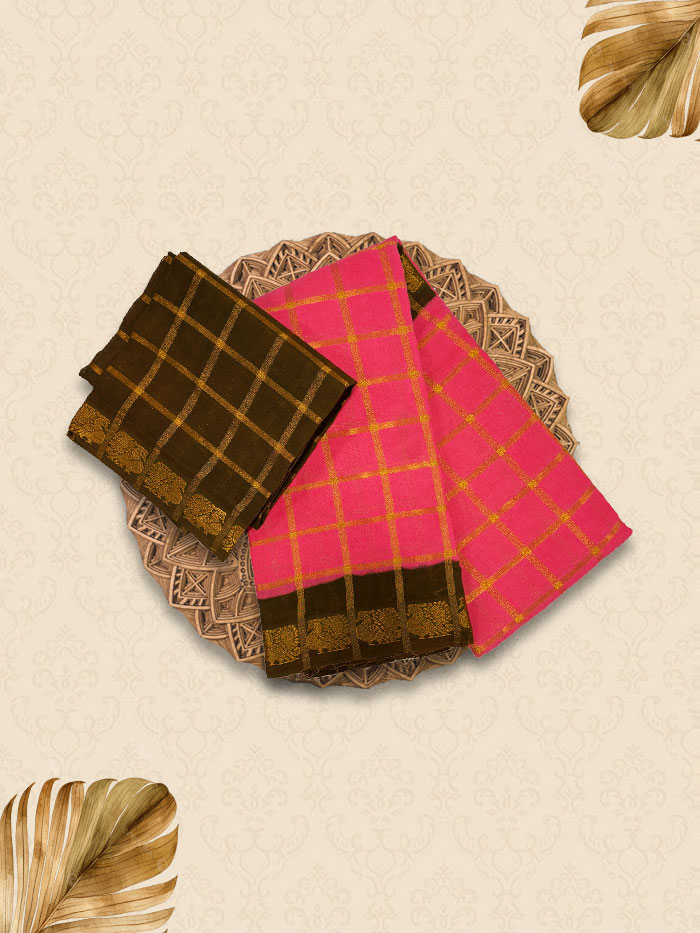 SPK Pastel Pink Sarees