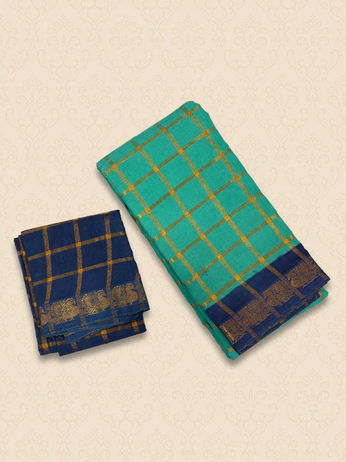 SPK Teal Blue Sarees