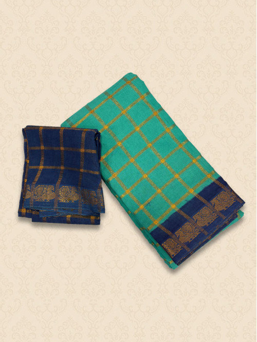 SPK Teal Blue Sarees