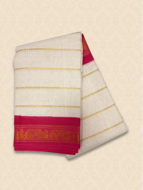 SVD Ivory Pink Sarees