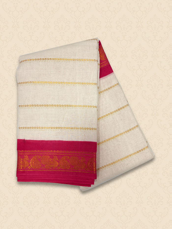 SVD Ivory Pink Sarees