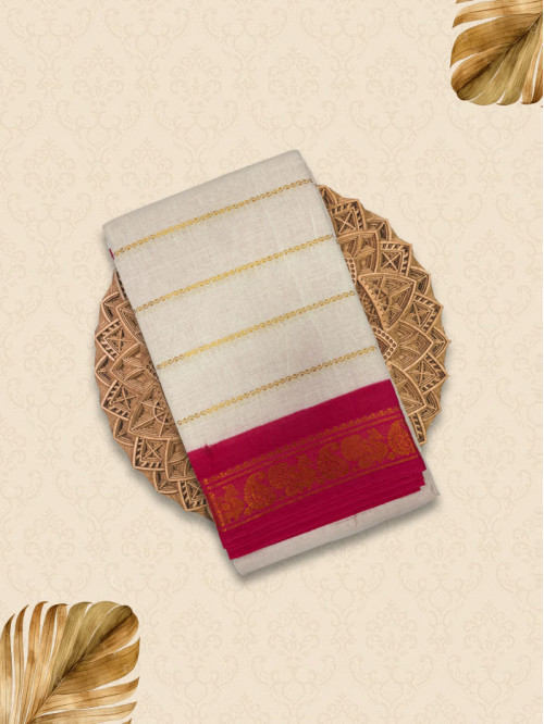SVD Ivory Pink Sarees