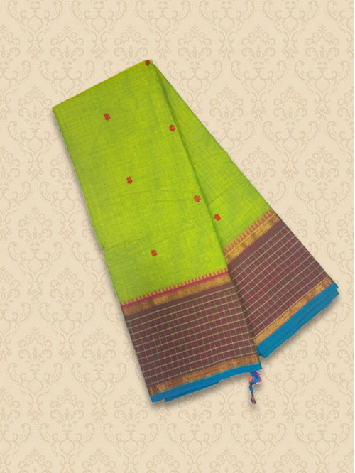 KTB Green Lilac Sarees